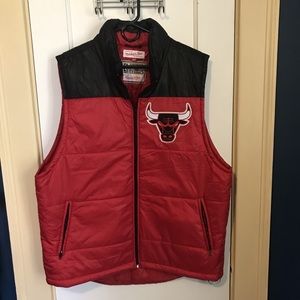 Chicago Bulls Mitchell and Ness puffer vest
